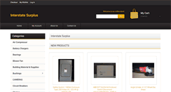 Desktop Screenshot of interstatesurplus.com